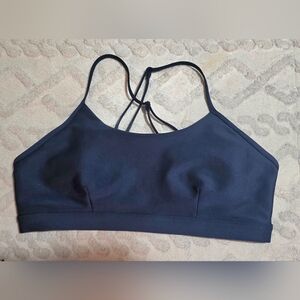 ALO Yoga Navy Airlift Intrigue Bra Large